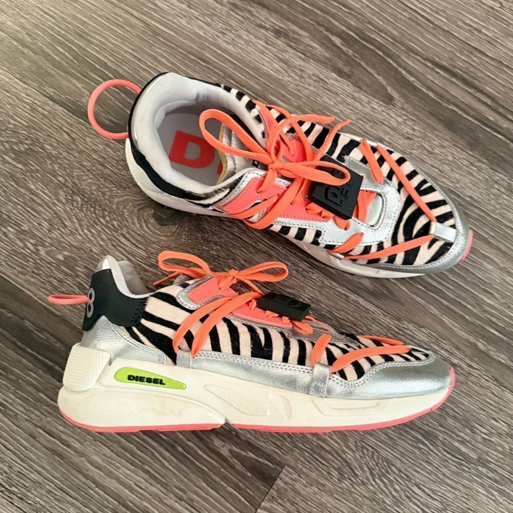 Diesel S-Serendipity LC Evo W Womens White Leather Lifestyle Sneakers Shoes
